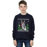 Sweat-shirt enfant Dessins Animés Bugs Bunny Christmas Fair Isle