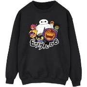 Sweat-shirt Disney Big Hero 6 Baymax Group Manga