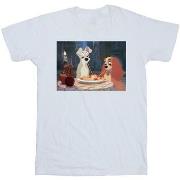 T-shirt enfant Disney Lady And The Tramp Spaghetti Photo