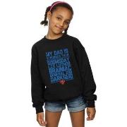 Sweat-shirt enfant Dc Comics My Dad Is Stronger Than