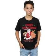 T-shirt enfant Dessins Animés Santa Bugs Bunny