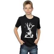 T-shirt enfant Dessins Animés Bugs Bunny Let It Snow