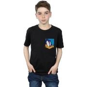 T-shirt enfant Dessins Animés Road Runner Face Faux Pocket