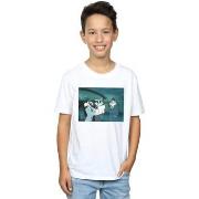 T-shirt enfant Dessins Animés Bugs Bunny Sylvester Letter