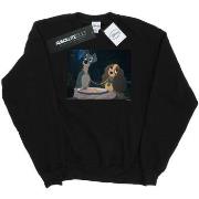 Sweat-shirt Disney Lady And The Tramp Spaghetti Slurp