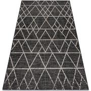 Tapis Rugsx TAPIS EN CORDE SIZAL FLOORLUX 20508 noir 200x290 cm