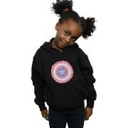 Sweat-shirt enfant Marvel Captain America Flowers Shield