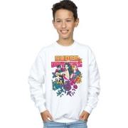 Sweat-shirt enfant Dc Comics Super Powers Neon Floral