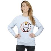 Sweat-shirt Marvel Iron Man Montage Symbol