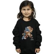 Sweat-shirt enfant Disney Beauty And The Beast Beast Sketch