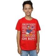 T-shirt enfant Disney Donald Duck Christmas Fair Isle