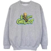 Sweat-shirt enfant Marvel Guardians Of The Galaxy I Am Groot Jumping