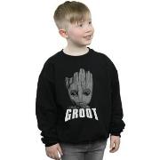 Sweat-shirt enfant Marvel Guardians Of The Galaxy Groot Face