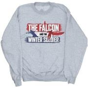 Sweat-shirt Marvel The Falcon And The Winter Soldier Action Logo