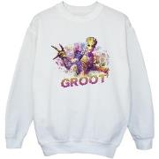 Sweat-shirt enfant Marvel Guardians Of The Galaxy Abstract Groot