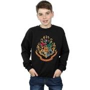 Sweat-shirt enfant Harry Potter Hogwarts Crest Gold Ink