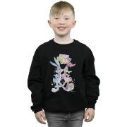 Sweat-shirt enfant Dessins Animés Bugs And Daffy Happy Bunny Day