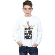 Sweat-shirt enfant Dessins Animés Naughty Is The New Nice