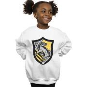 Sweat-shirt enfant Harry Potter Hufflepuff Crest Flat