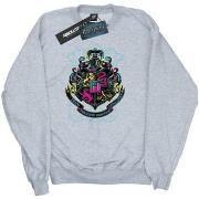 Sweat-shirt Harry Potter Neon Hogwarts Crest