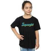 T-shirt enfant Dc Comics Supergirl Crackle Logo