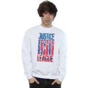 Sweat-shirt Dc Comics Justice League Movie Team Flag