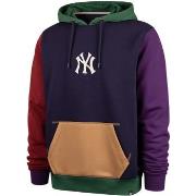 Sweat-shirt '47 Brand 47 HOODIE MLB NEW YORK YANKEES COLOR BLOCK DUNLO...