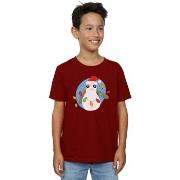 T-shirt enfant Disney The Last Jedi Porg Christmas Lights