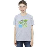 T-shirt enfant Disney The Mandalorian May The Force Be With You
