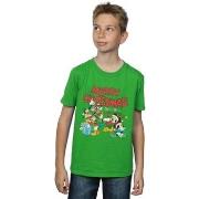 T-shirt enfant Disney Mickey And Friends Winter Wishes