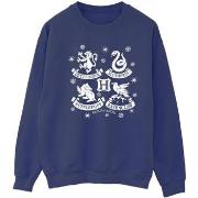 Sweat-shirt Harry Potter House Icons Christmas