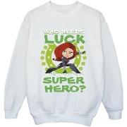 Sweat-shirt enfant Marvel St Patrick's Day Black Widow Luck