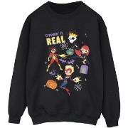 Sweat-shirt Marvel Creepin It Real