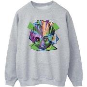 Sweat-shirt Marvel Guardians Of The Galaxy Groot Shattered