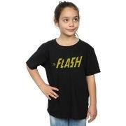 T-shirt enfant Dc Comics Flash Crackle Logo