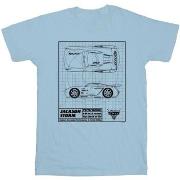 T-shirt Disney Cars Jackson Storm Blueprint
