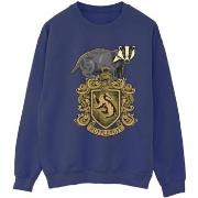 Sweat-shirt Harry Potter Hufflepuff Sketch Crest
