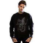 Sweat-shirt Harry Potter Dragon Line Art