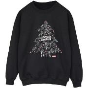 Sweat-shirt Marvel Captain America Christmas Tree