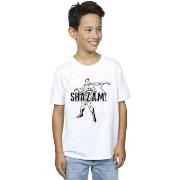 T-shirt enfant Dc Comics Shazam Outline