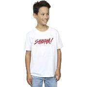 T-shirt enfant Dc Comics Shazam Fury Of The Gods Spray Paint Logo