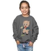 Sweat-shirt enfant Dessins Animés Porky Pig Distressed