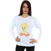 Sweat-shirt Dessins Animés Tweety Pie Distressed