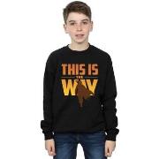 Sweat-shirt enfant Disney The Mandalorian This Is The Way