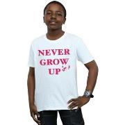 T-shirt enfant Disney Never Grow Up