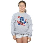 Sweat-shirt enfant Marvel Avengers Captain America Spray