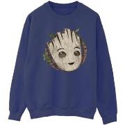 Sweat-shirt Marvel I Am Groot Wooden Head