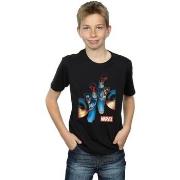 T-shirt enfant Marvel Falcon And Captain America Side By Side