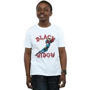 T-shirt enfant Marvel Black Widow Web