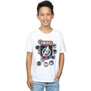 T-shirt enfant Marvel Hero Badge